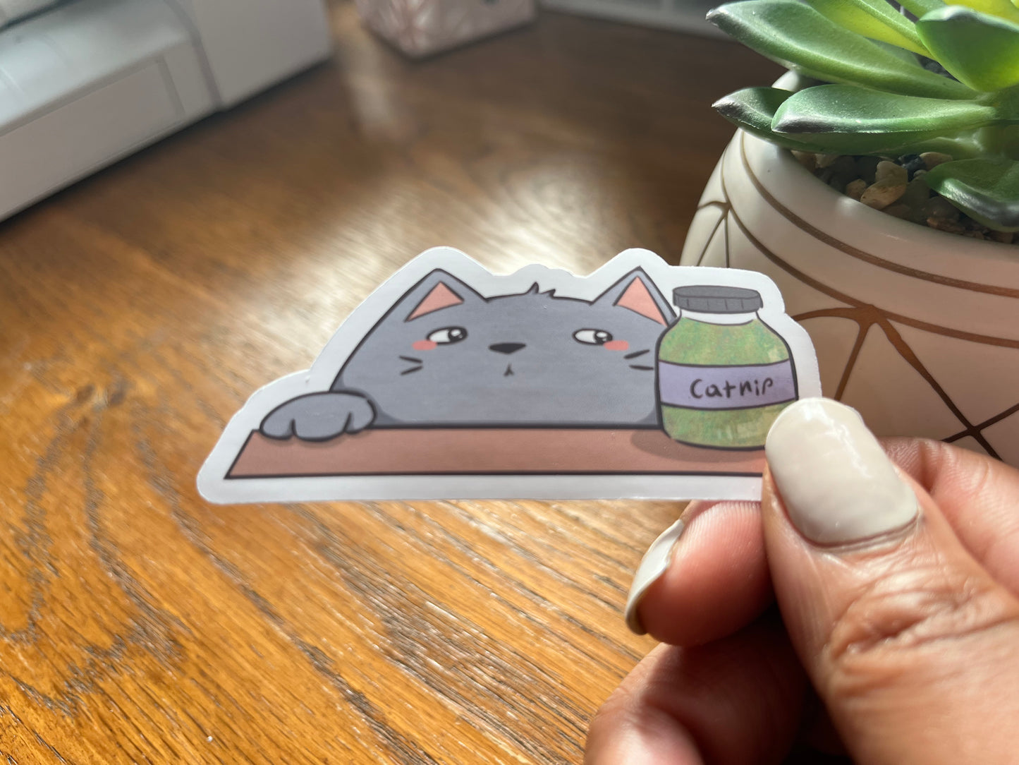 Kitty & Catnip Sticker o(>ω<)o