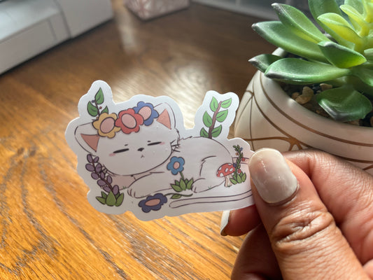 Garden Animals Sticker - Flower Crown o(>ω<)o